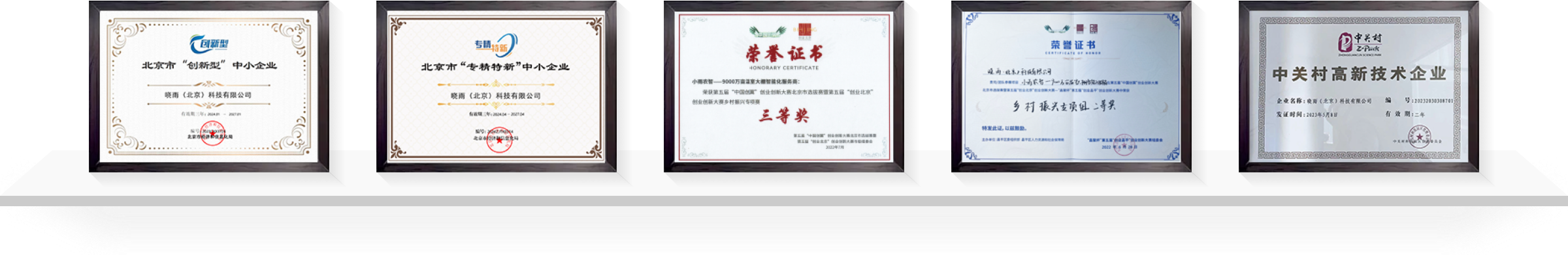荣誉证书