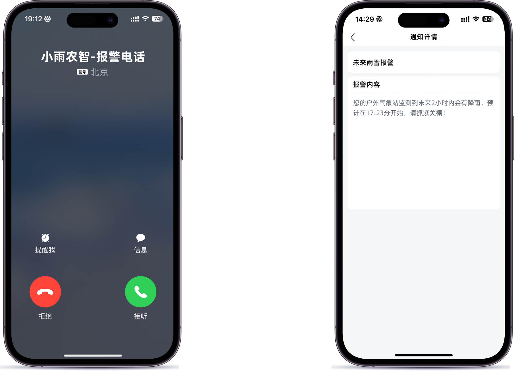 APP实时监测,异常情况及时报警